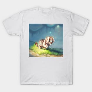 white tiger cub T-Shirt